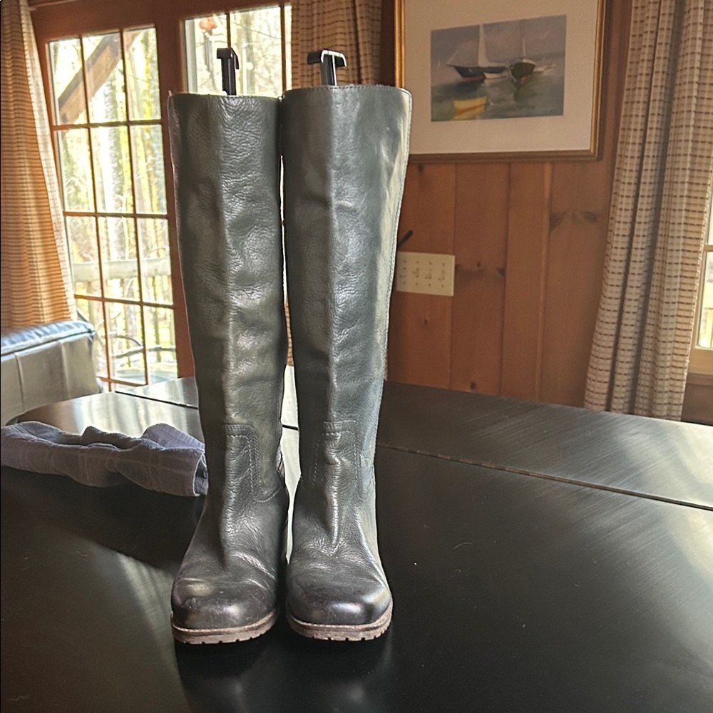 Lucky Brand Black Knee-High Boots
